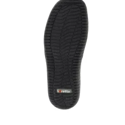 Leather Slip On Shoes - Black