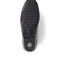 Leather Slip On Shoes - Black
