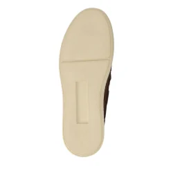 Leather Slip-On Shoes - Brown