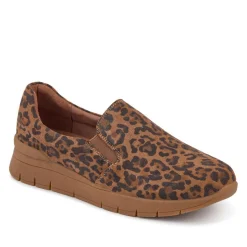Leather Slip-On Shoes - Leopard