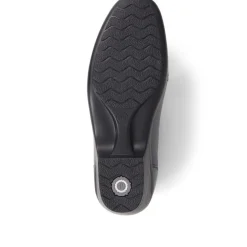 Leather Slip On Shoes - Navy