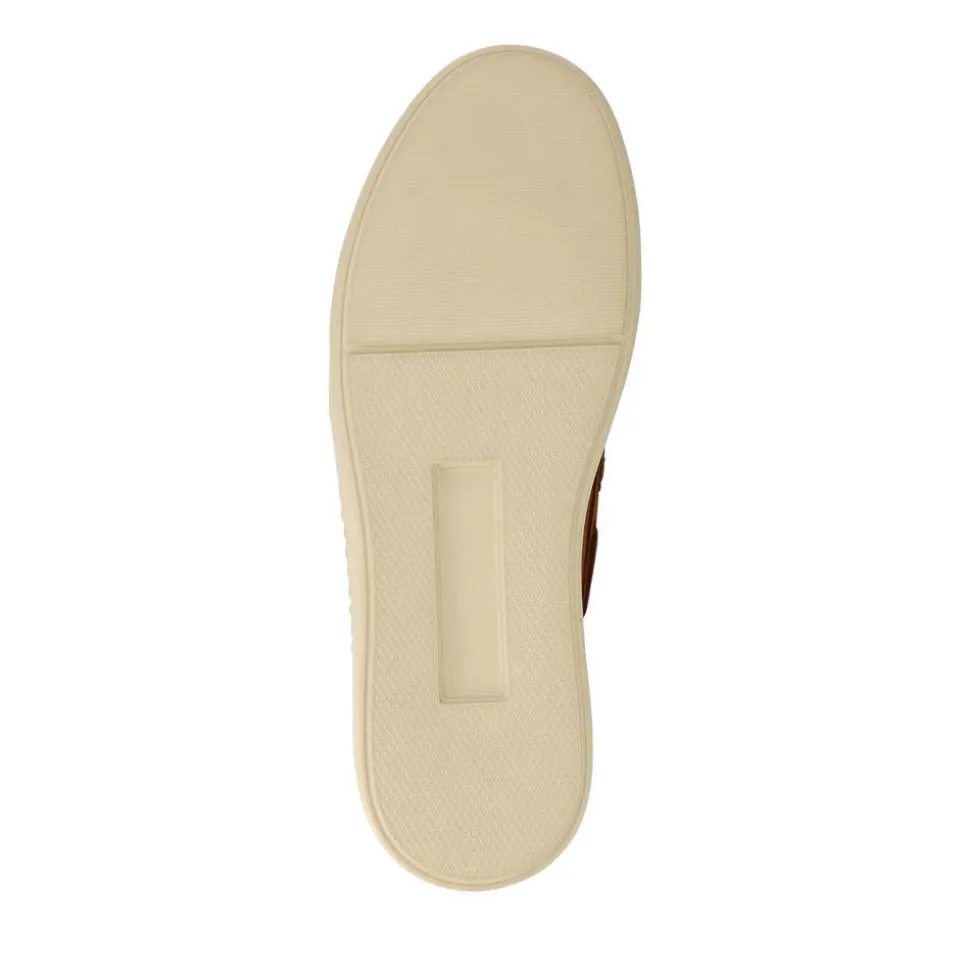 Leather Slip-On Shoes - Tan