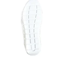 Leather Slip-On Shoes - White