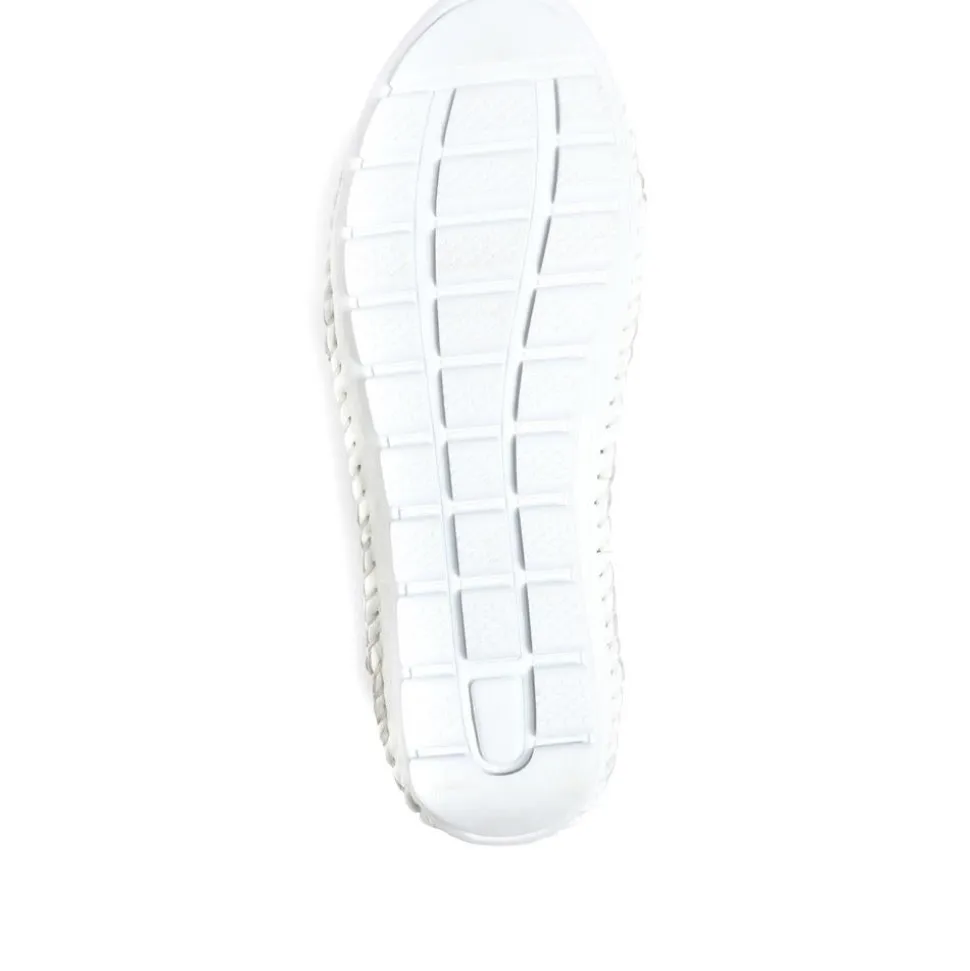 Leather Slip-On Shoes - White