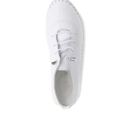 Leather Slip-On Trainers - White