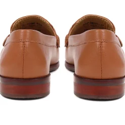 Leather Snaffle Loafers - Tan