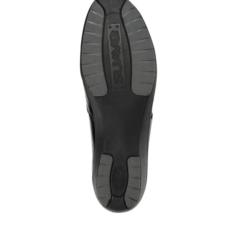 Leather Touch-Fastening Mary Janes - Black-Blue
