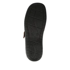 Leather Touch-Fastening Shoes - Brown