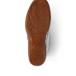 Leather Touch Fastening Shoes - White