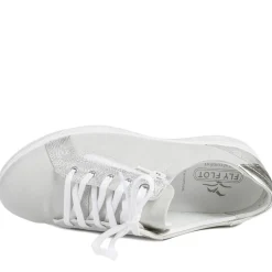 Leather Trainers with Functional Zip - Taupe