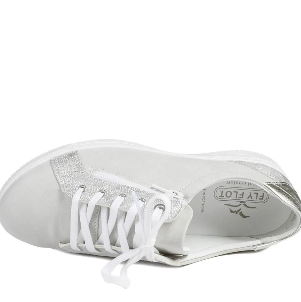 Leather Trainers with Functional Zip - Taupe