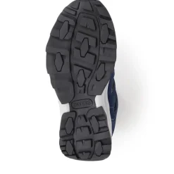 Leather Walking Trainers - Navy