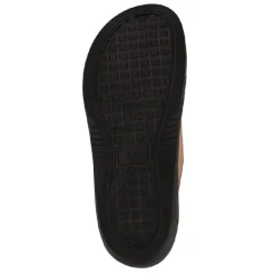 Leather Wedge-Heeled Mules - Tan