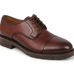 Ledbury Leather Lace-Up Shoes - Brown