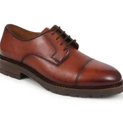 Ledbury Leather Lace-Up Shoes - Tan