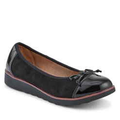 Lightweight Ballet Pumps - Black-Black Patent