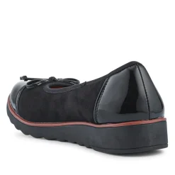 Lightweight Ballet Pumps - Black-Black Patent