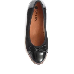 Lightweight Ballet Pumps - Black-Black Patent