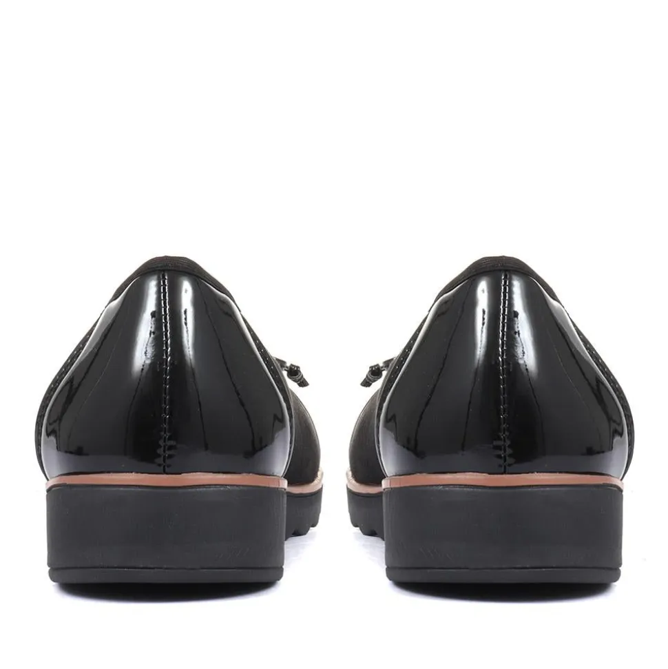Lightweight Ballet Pumps - Black-Black Patent