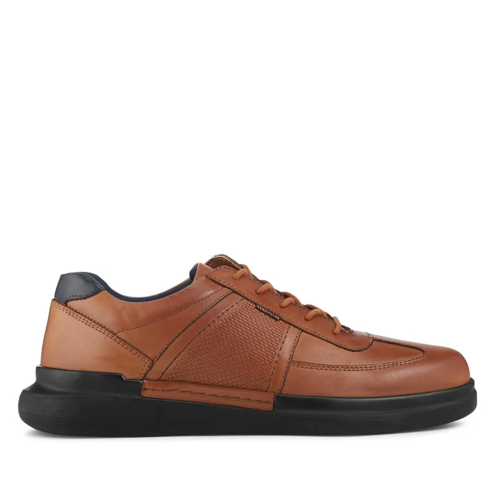 Lightweight Casual Lace Up Shoes - Tan