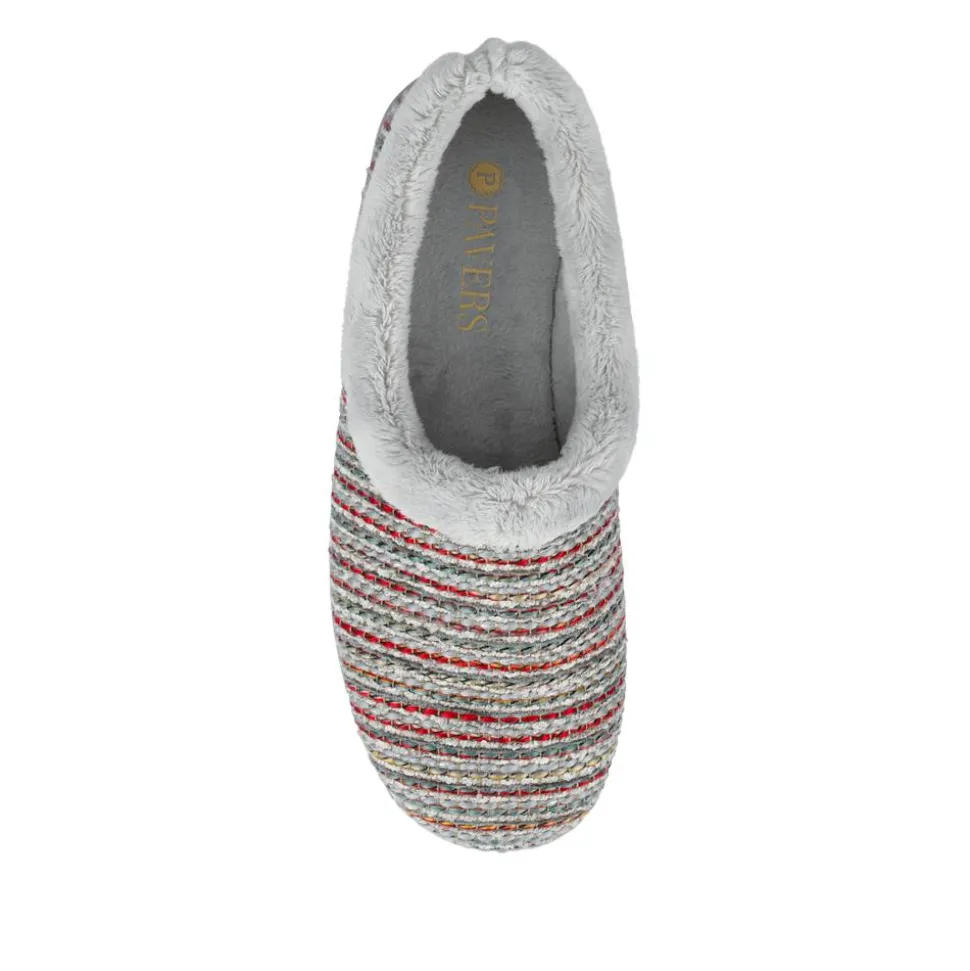Lightweight Comfy Full Slippers - Grey Multi