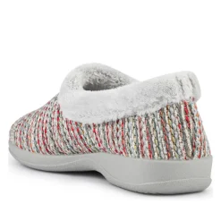Lightweight Comfy Full Slippers - Grey Multi