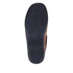 Lightweight Comfy Full Slippers - Navy Multi