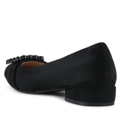 Lightweight Cushioned Block Heel Pumps - Black