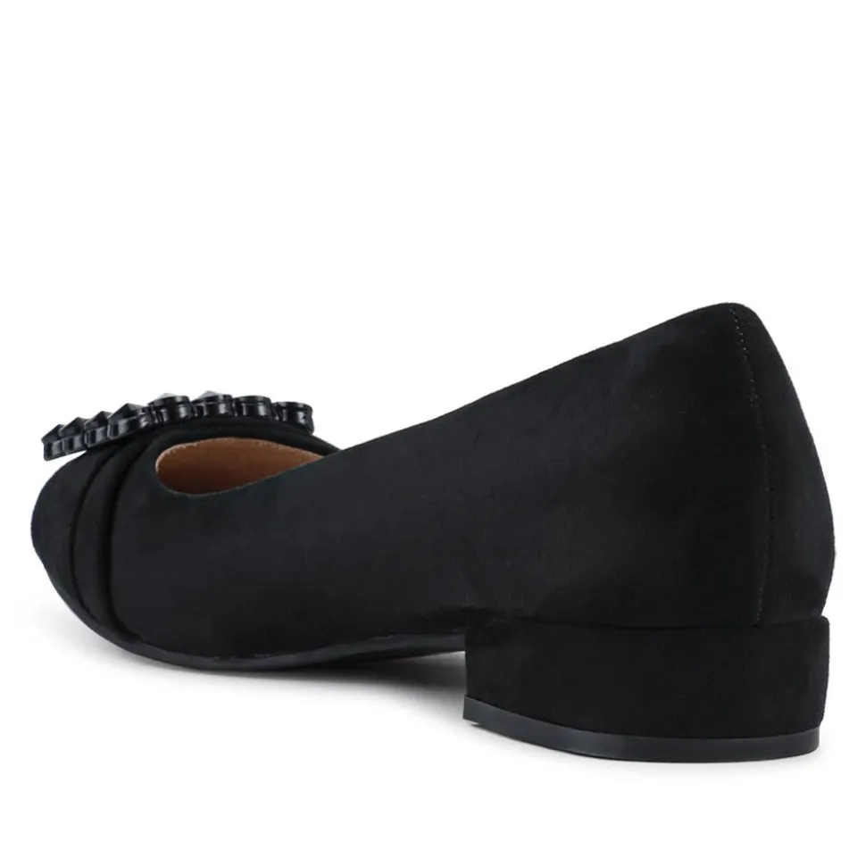 Lightweight Cushioned Block Heel Pumps - Black