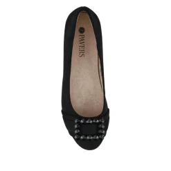 Lightweight Cushioned Block Heel Pumps - Black