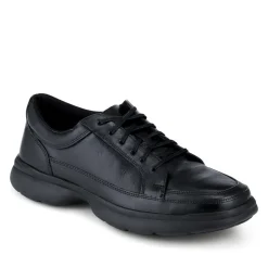 Lightweight Cushioned Casual Laced Shoes - Black