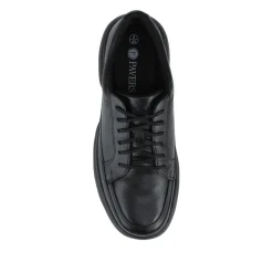 Lightweight Cushioned Casual Laced Shoes - Black