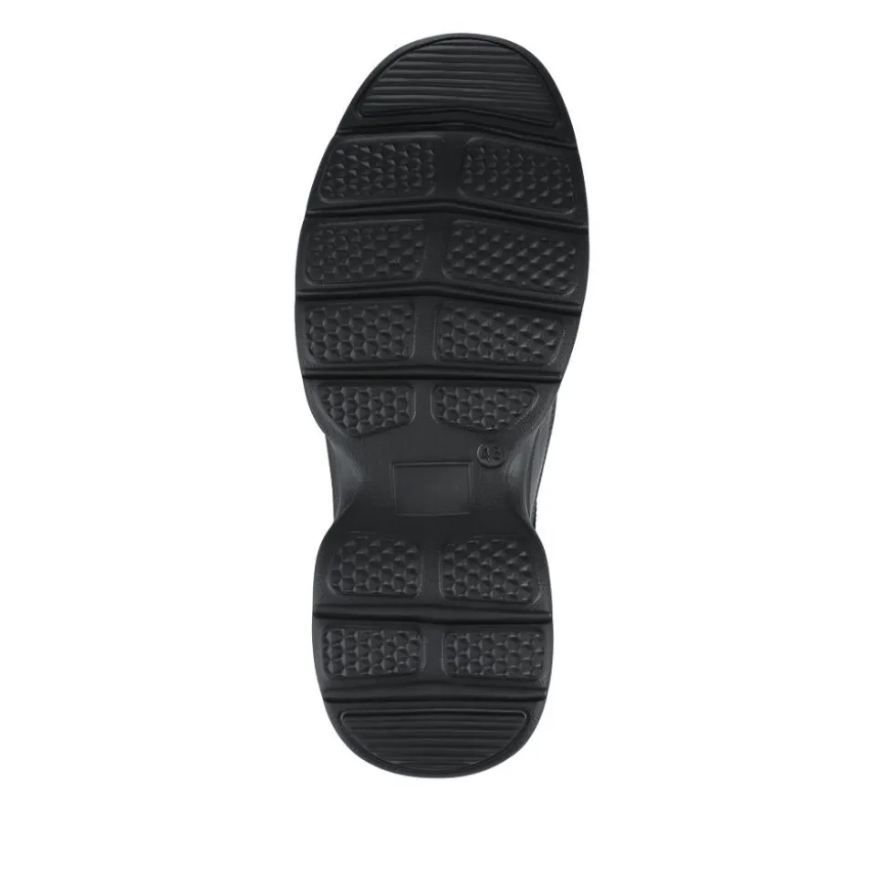 Lightweight Cushioned Casual Laced Shoes - Black