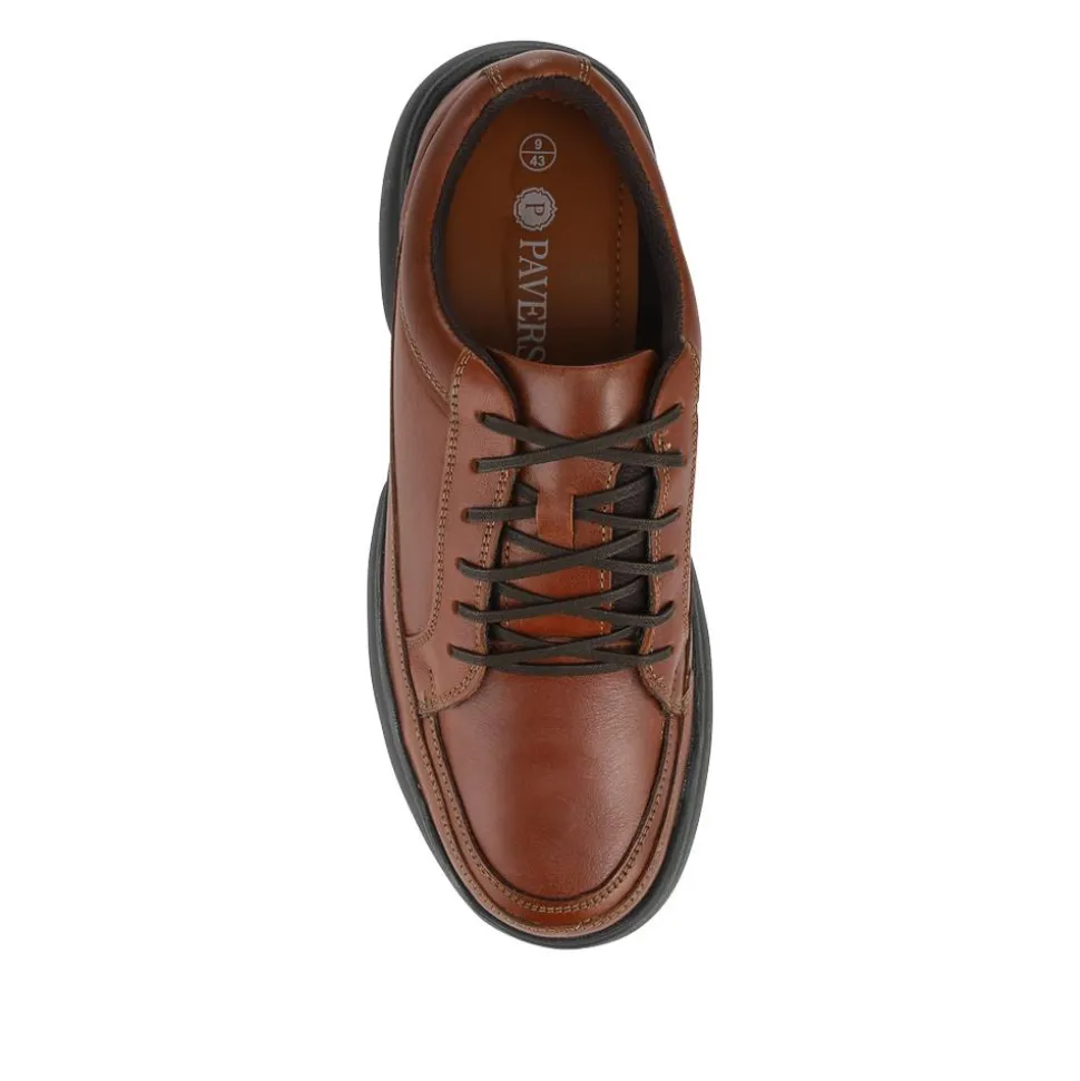 Lightweight Cushioned Casual Laced Shoes - Tan
