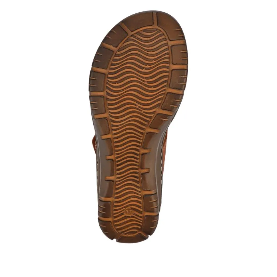 Lightweight Cushioned Leather Mules - Tan