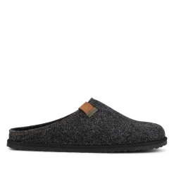 Lightweight Durable Mule Slippers - Charcoal