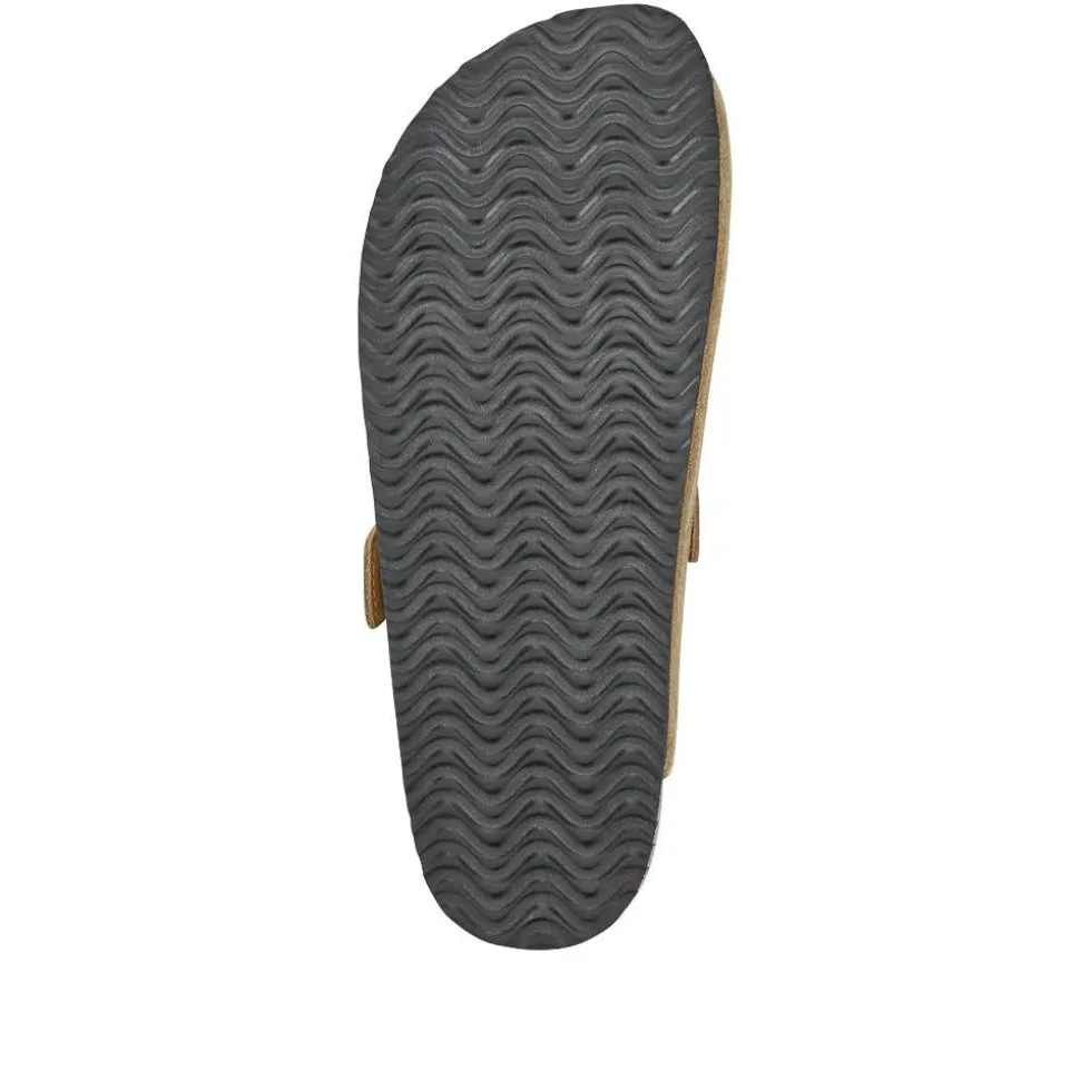 Lightweight Leather Clogs - Khaki