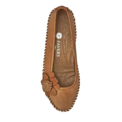 Lightweight Leather Pumps - Tan