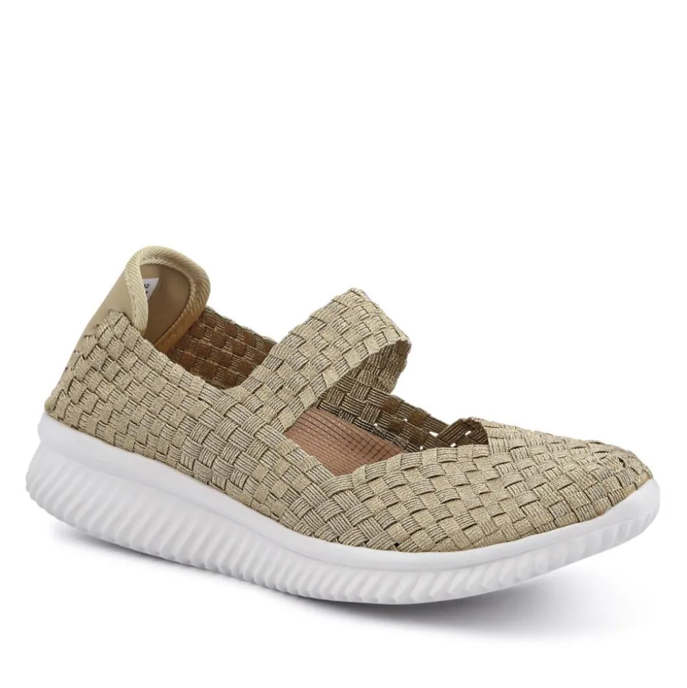 Lightweight Mary Janes - Gold