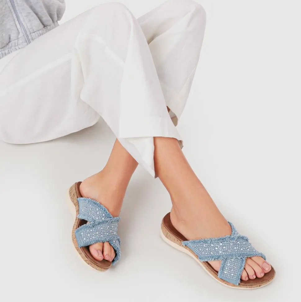 Lightweight Mules - Denim