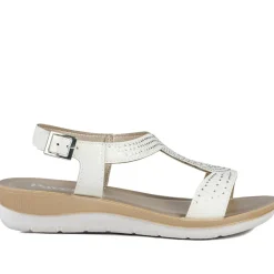 Lightweight Slingback Sandals - White