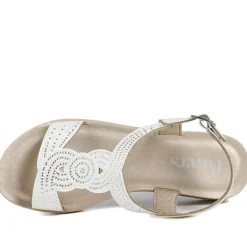 Lightweight Slingback Sandals - White