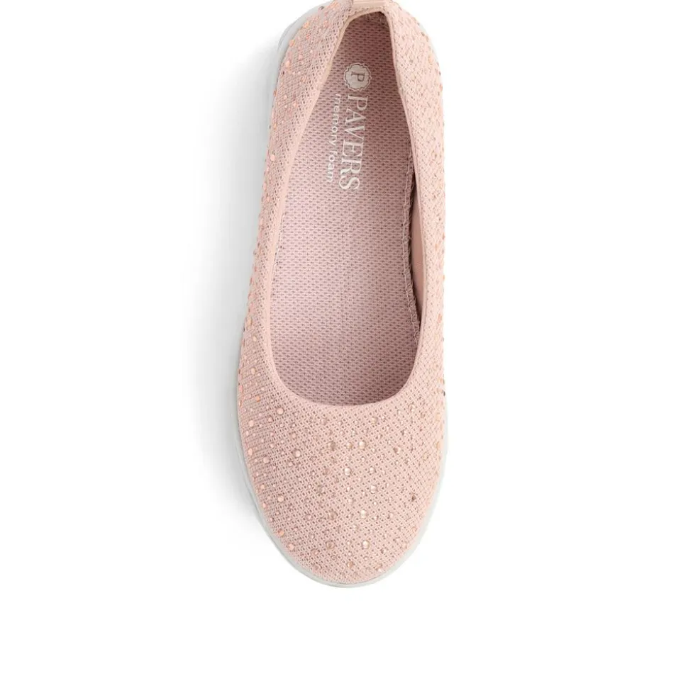 Lightweight Slip On Pumps - Blush