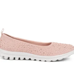 Lightweight Slip On Pumps - Blush