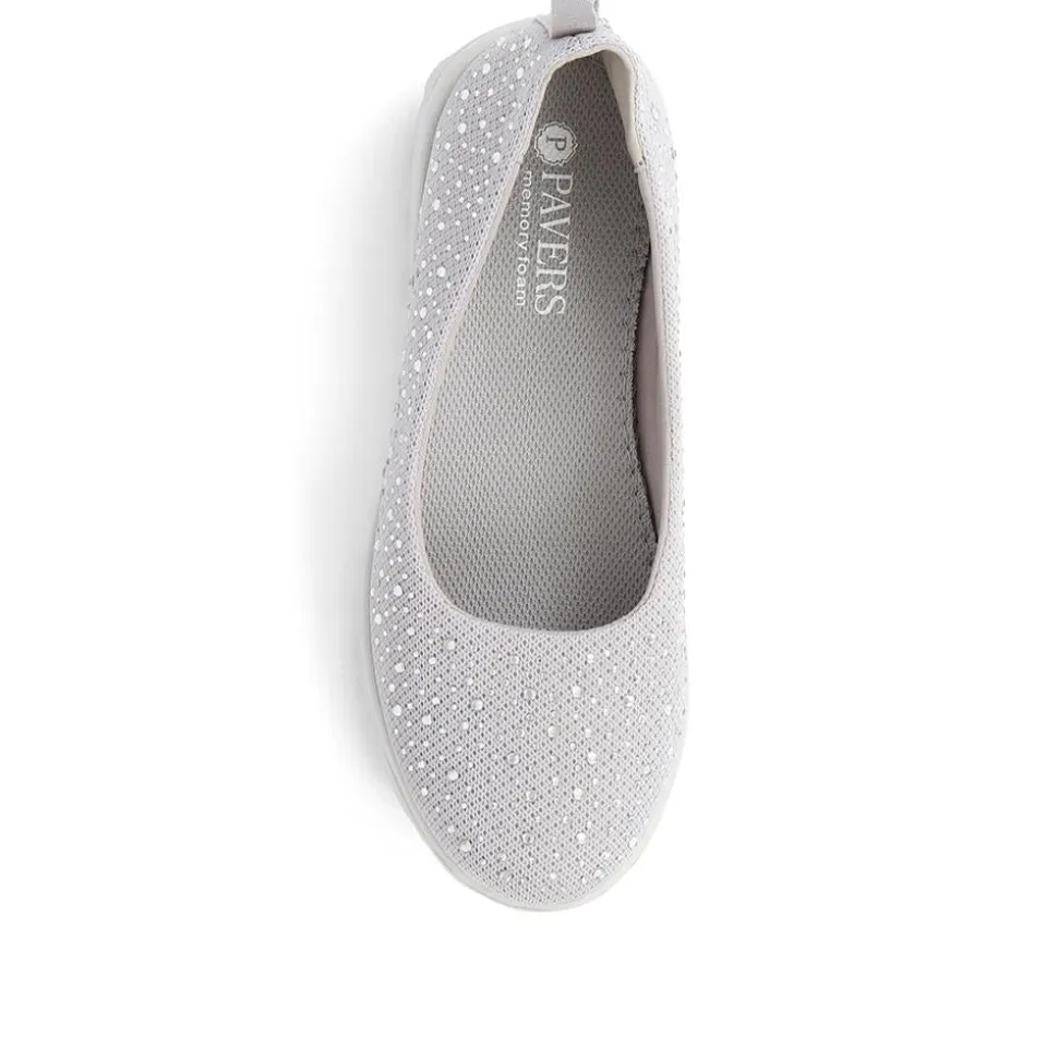 Lightweight Slip On Pumps - Light Grey