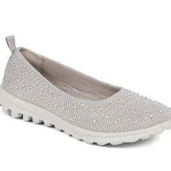 Lightweight Slip On Pumps - Light Grey