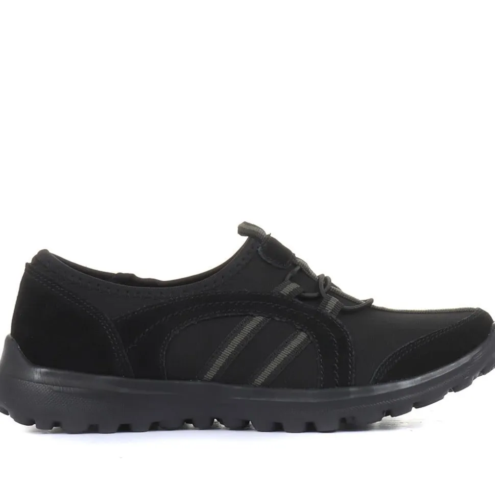 Lightweight Slip-On Trainers - Black