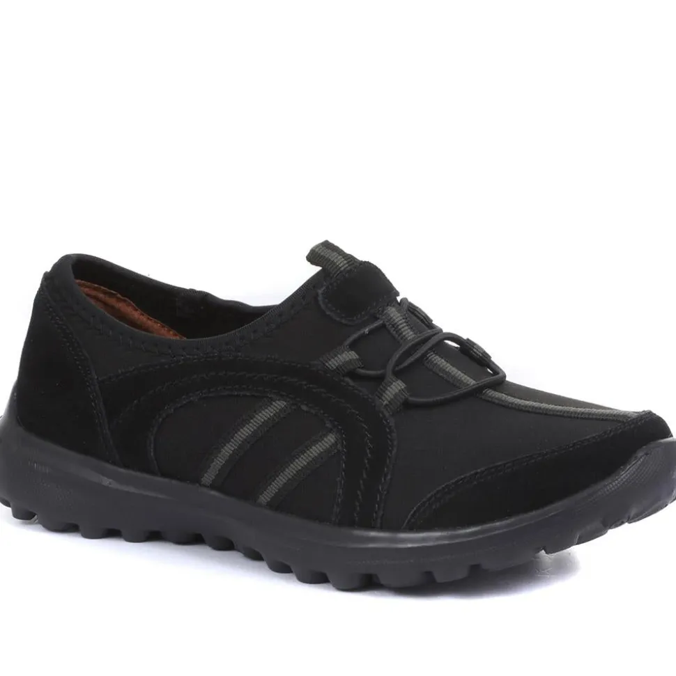 Lightweight Slip-On Trainers - Black