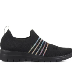 Lightweight Slip On Trainers - Black