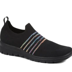 Lightweight Slip On Trainers - Black